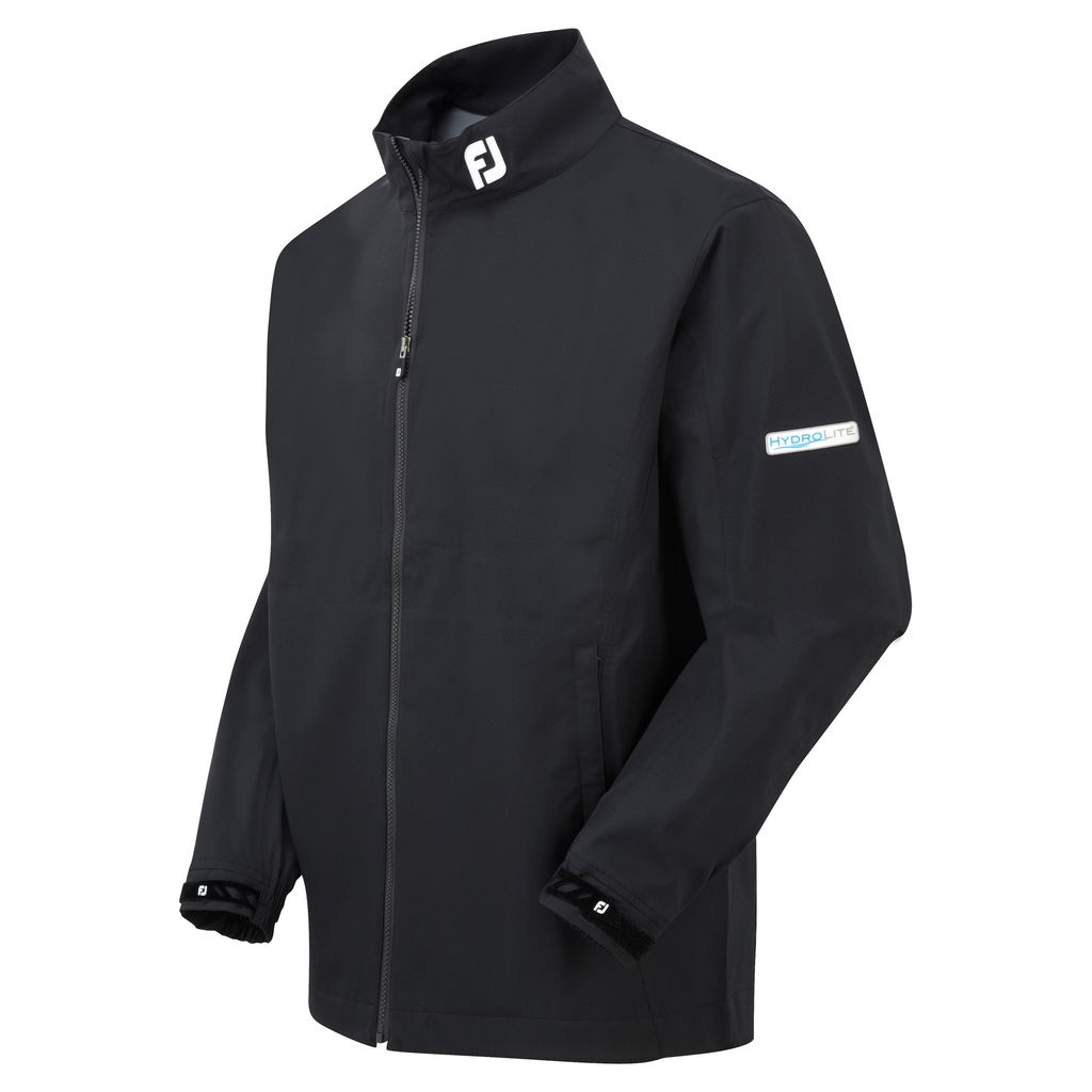 FootJoy Golf Hydrolite Mens Waterproof Jacket  - (Full Zip) Black