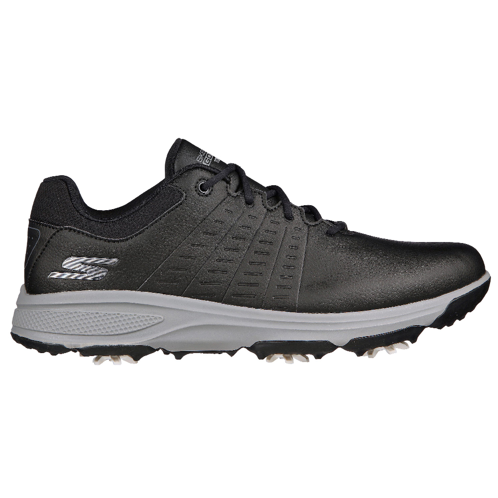 Skechers Mens GO GOLF Torque 2 Waterproof Spiked Golf Shoes  - Black/Grey