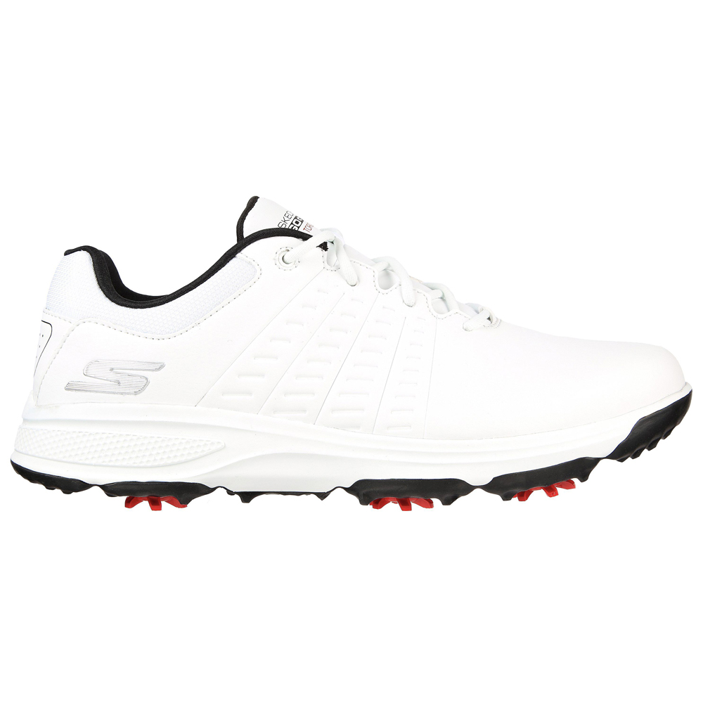 Skechers Mens GO GOLF Torque 2 Waterproof Spiked Golf Shoes  - White/Black