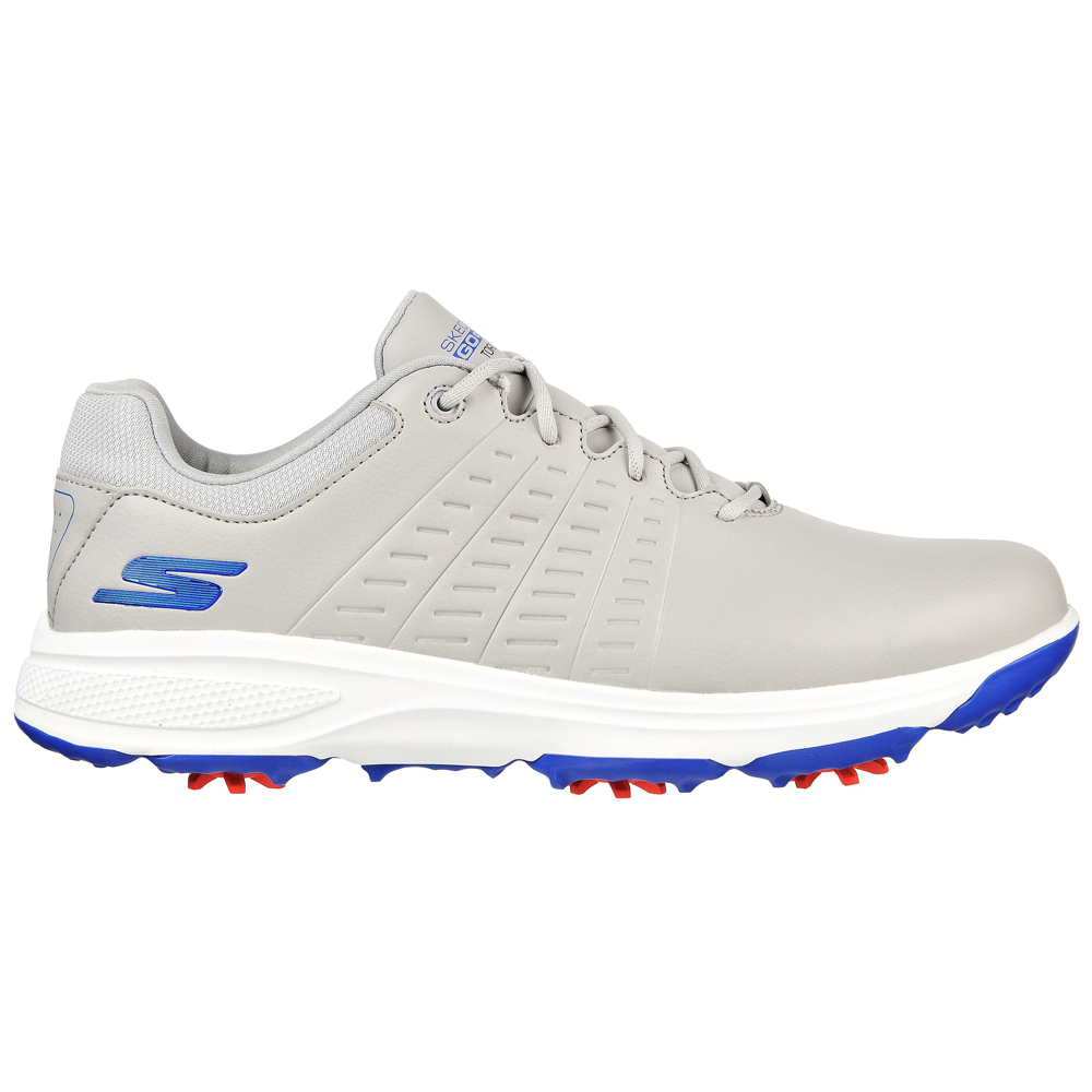 Skechers Mens GO GOLF Torque 2 Waterproof Spiked Golf Shoes  - Grey/Blue