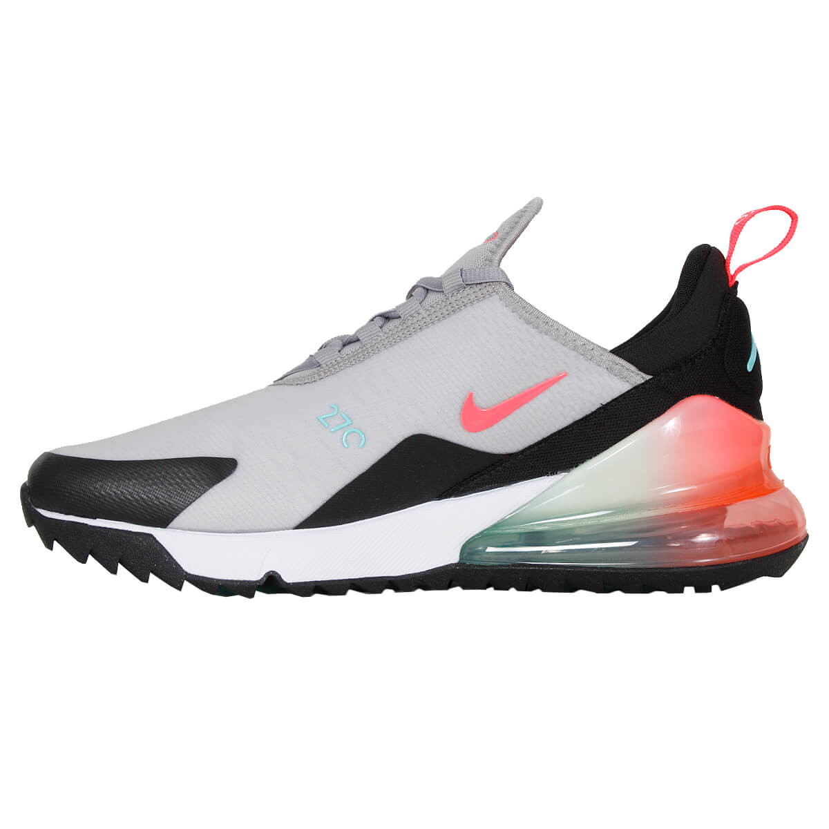 Nike Air Max 270 G Spikeless Waterproof Golf Shoes  - Atmosphere Grey/Hot Punch