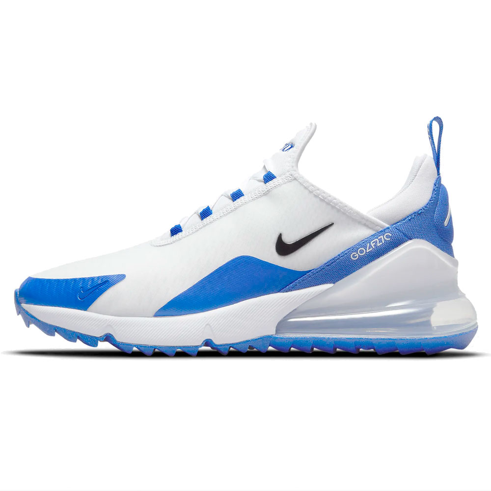 Nike Air Max 270 G Spikeless Waterproof Golf Shoes  - White/Racer Blue