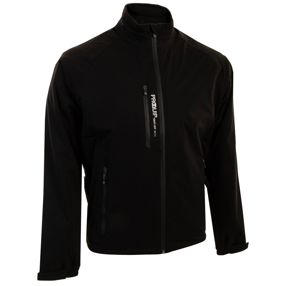   Proquip Mens Tourflex Elite Stretch Waterproof Jacket  - Black