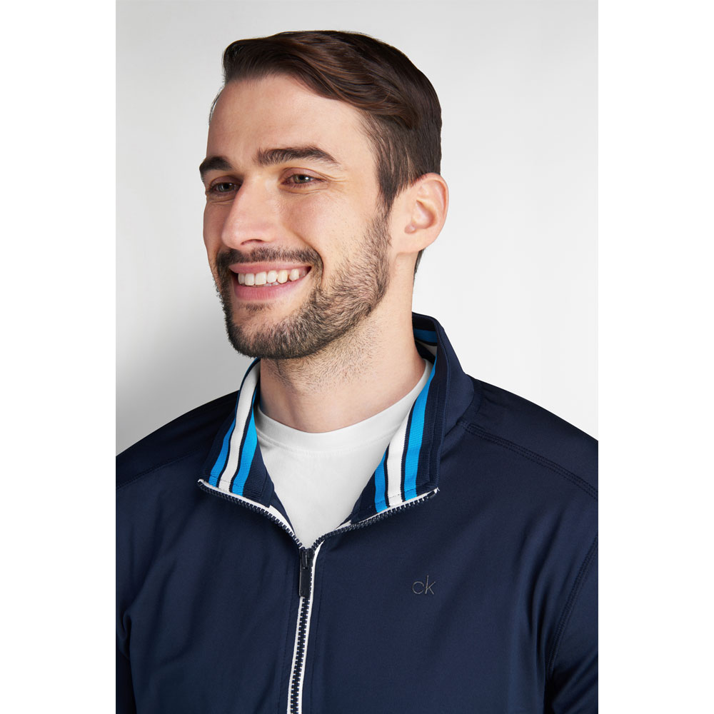 Calvin Klein Mens Orbit Half Zip Golf Pullover  
