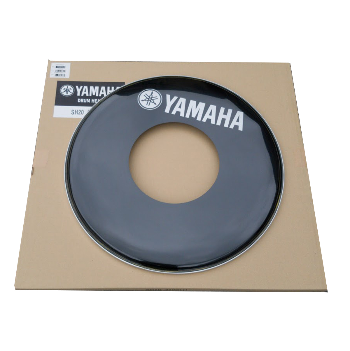 Yamaha SH20250BLH Recording Custom 20" Logo Bass Drum Head With Hole eBay