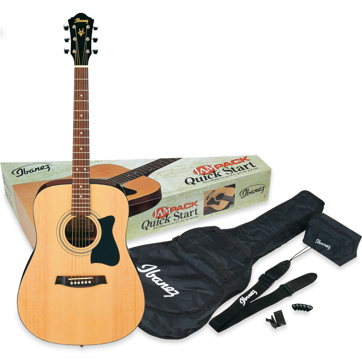 Ibanez V50NJP-NT Natural Jam Pack Acoustic Guitar Package 4515110508767 |  eBay
