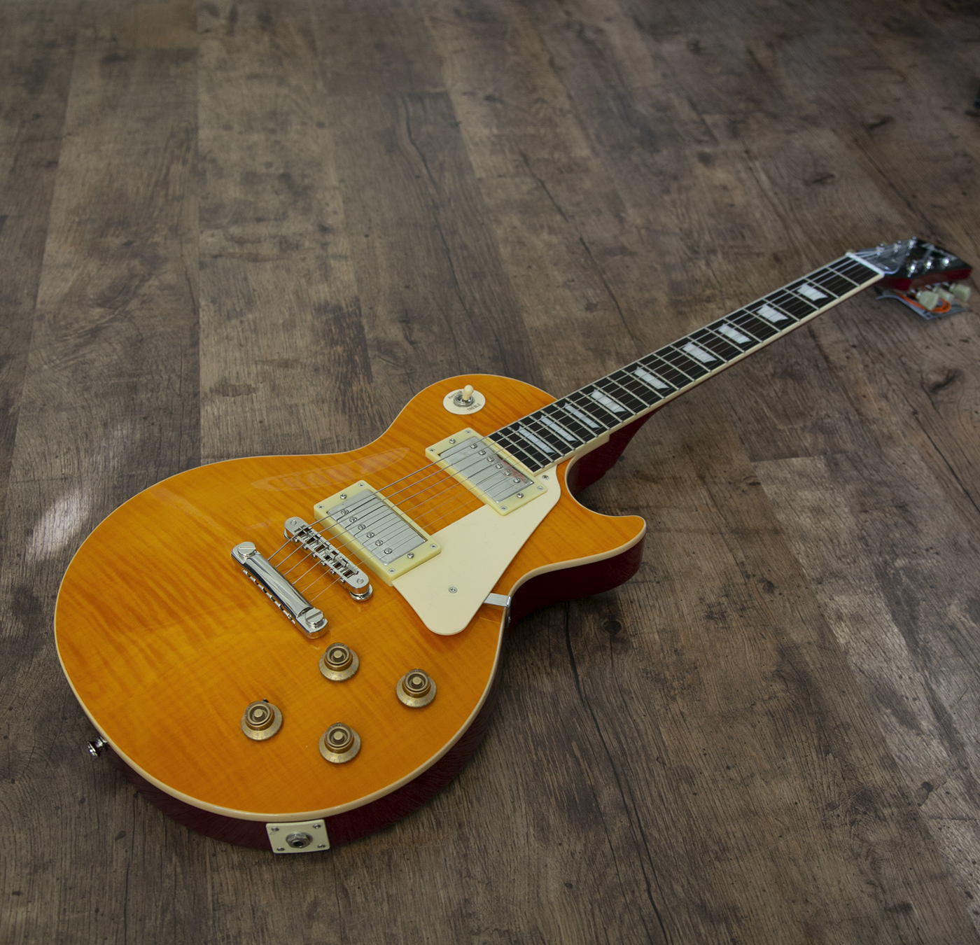 Fernandes Burny RLG55 VL Electric LP Style Guitar Lemon Drop eBay