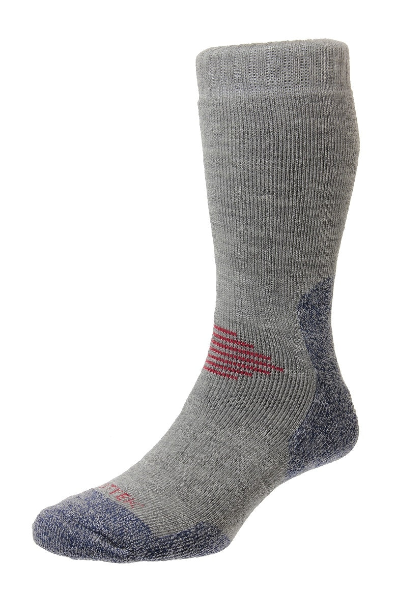 HJ Hall ProTrek HJ704 Anti-Blister-Socken mit doppelter Haut - grau/Denim - Bild 5 von 5