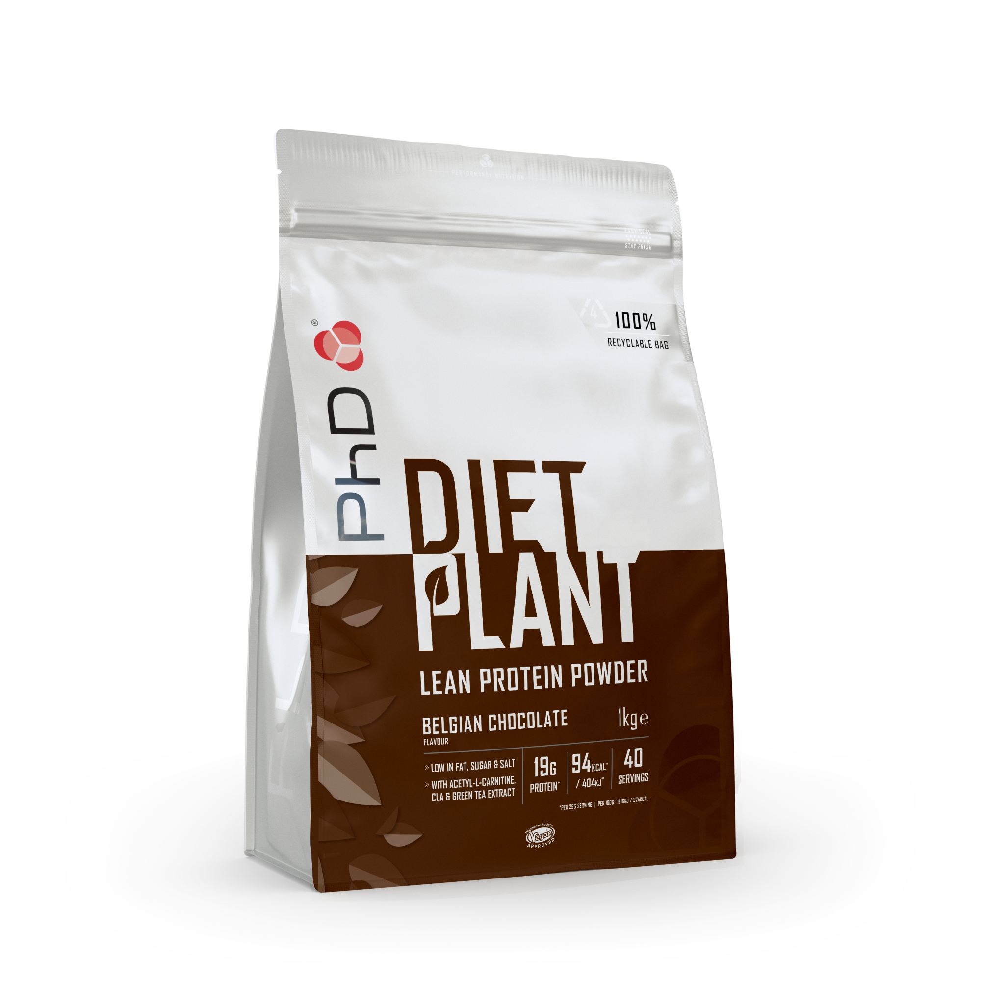 PhD Nutrition | Diet Plant Vegan Protein Powder | Various Flavours | 1kg