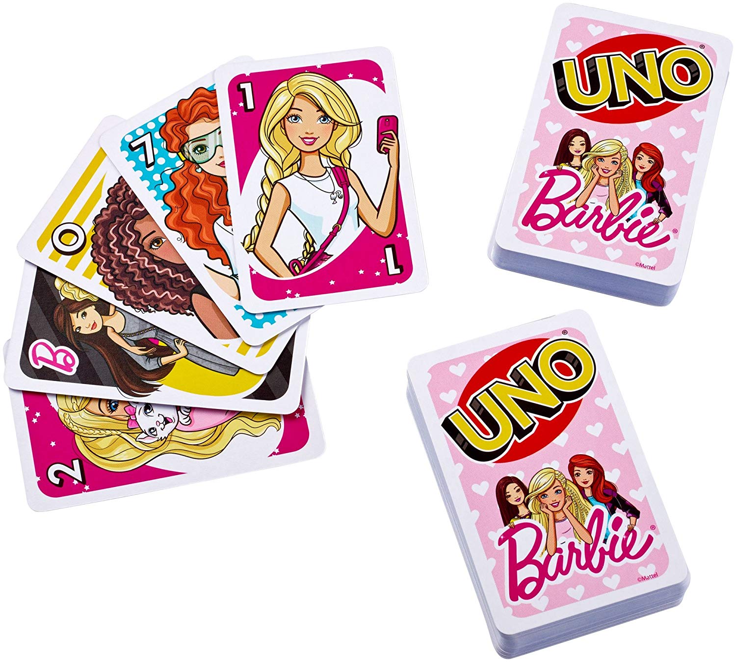 barbie uno game