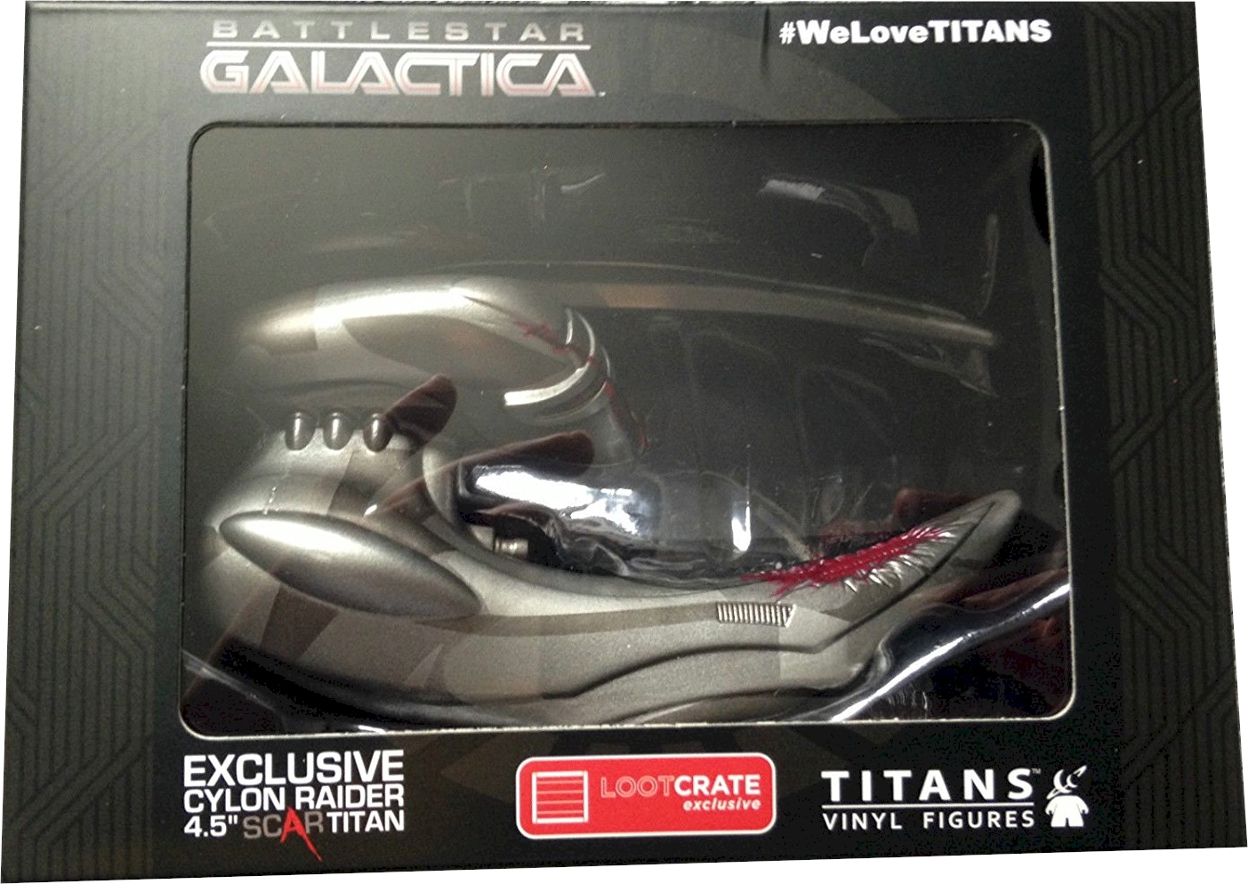 Battlestar Galactica Loot Crate Exclusive Titans Vinyl Cylon Raider