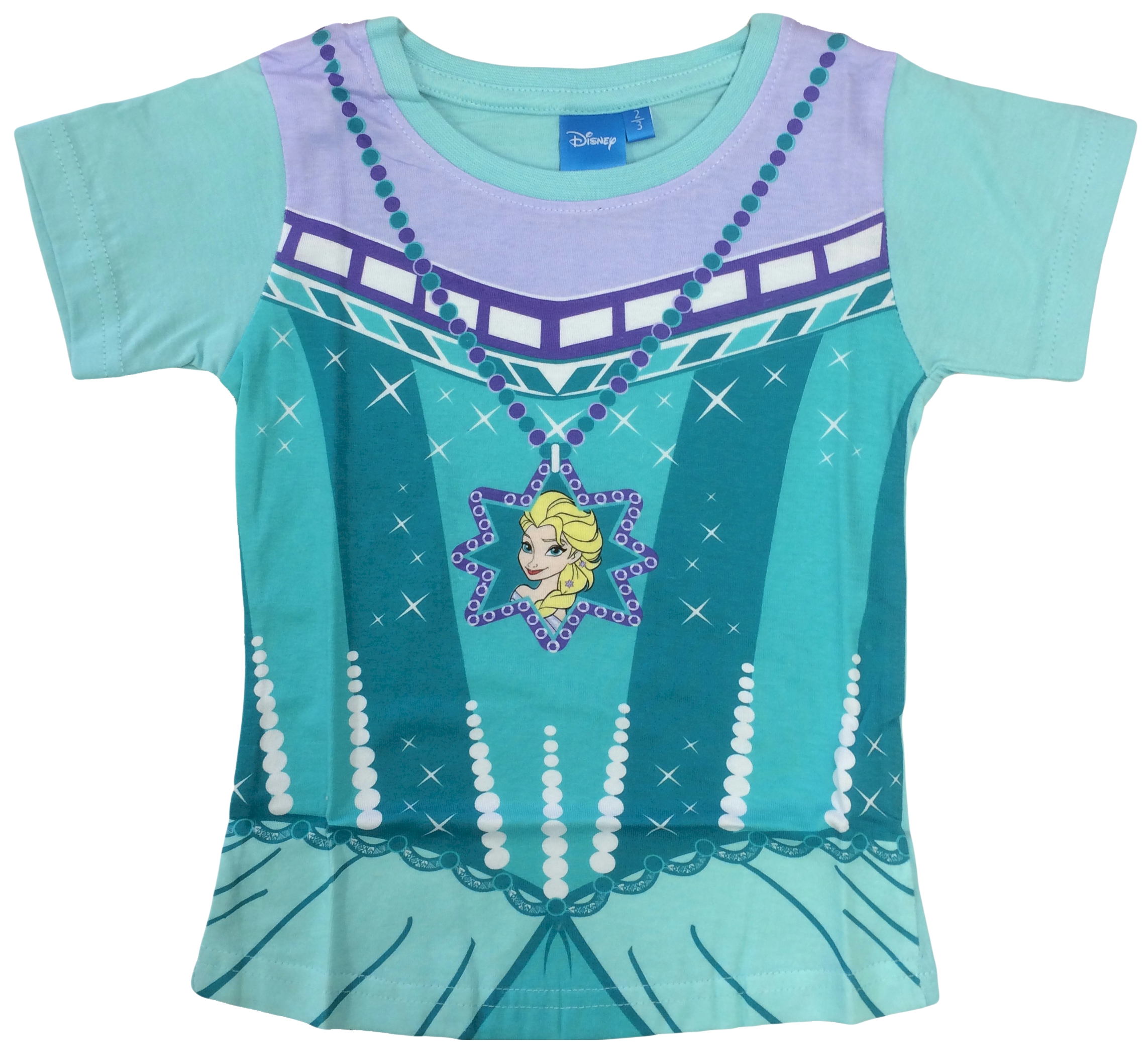 elsa t shirt dress Girls Costume T Shirt Disney Frozen Elsa Fancy Dress NEW