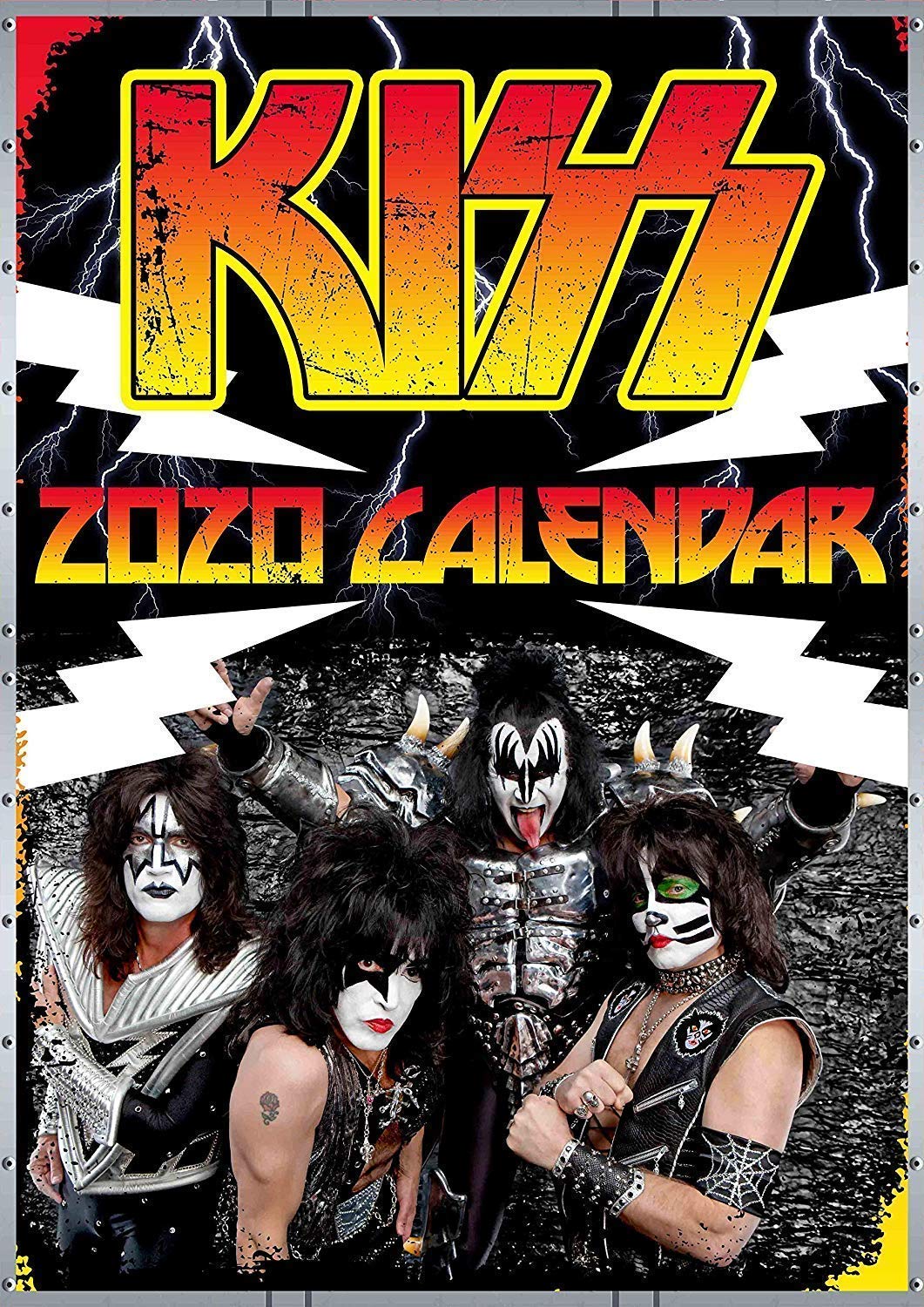 KISS 2020 Wall Calendar Large A3 Size NEW eBay