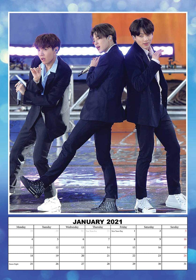 BTS 2021 Calendar Large A3 Wall Poster Size NEW eBay