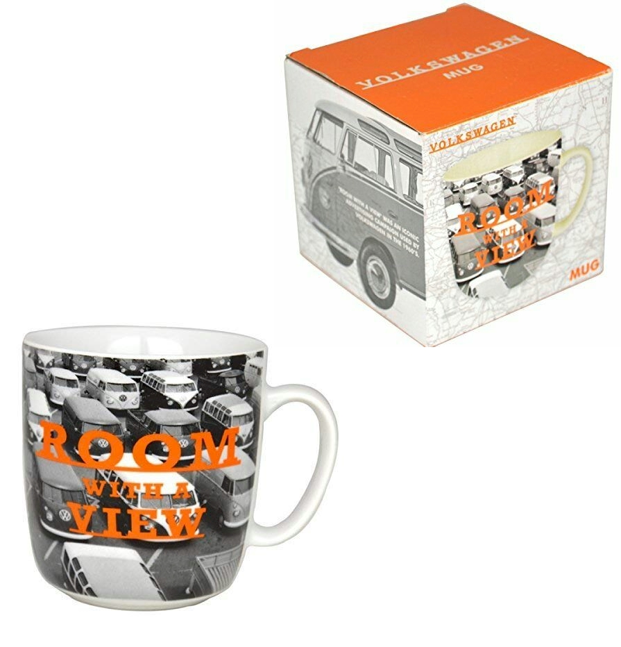 VW Camper Van Mug Official Room With A View Retro Classic Design NEW | eBay