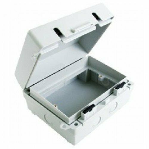 Weatherproof Outdoor Rcd Double Switched Socket 13a 2g