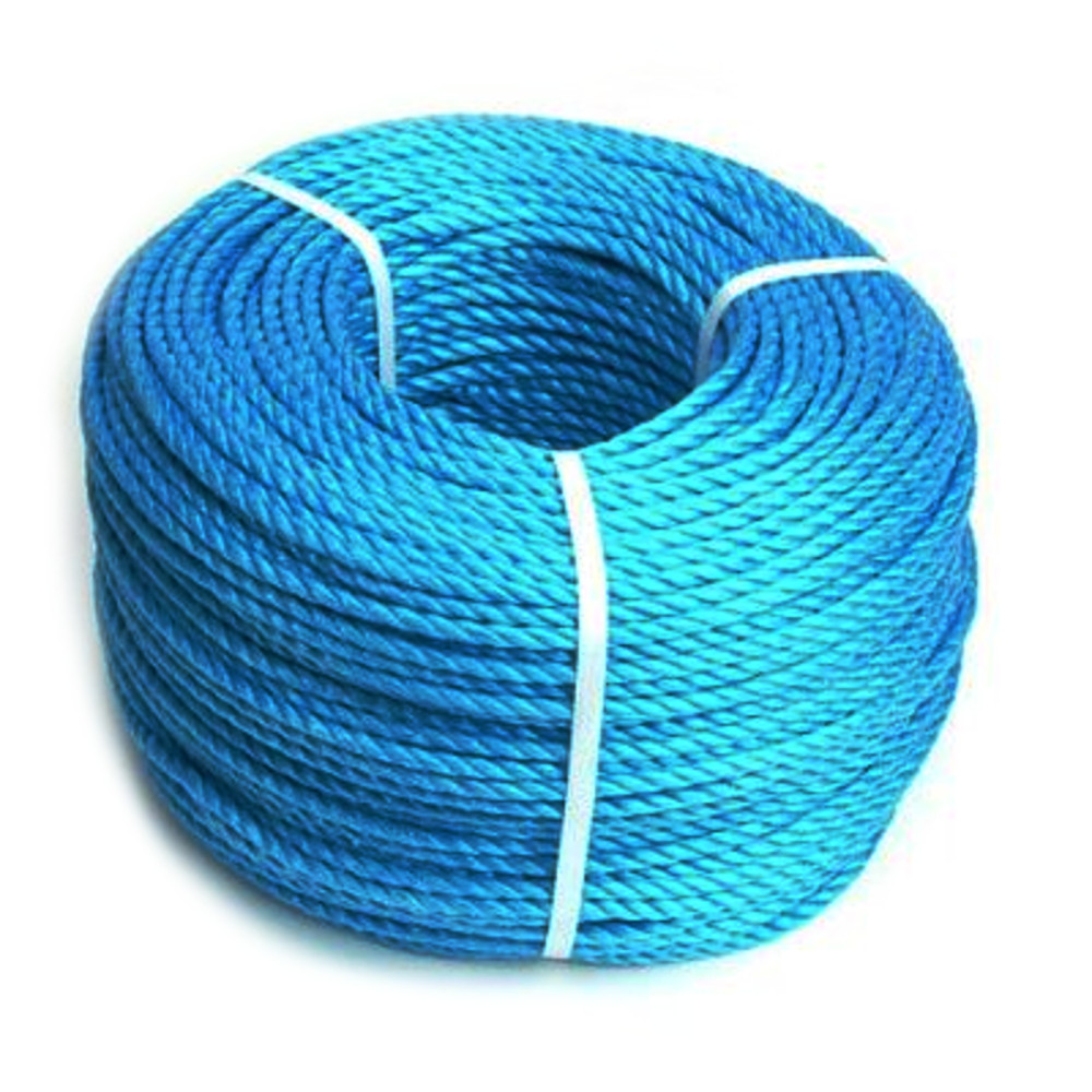 TRAILERS TARPAULINS 6mm WHITE POLY ROPE COILS POLYROPE POLYPROPYLENE BOATS 