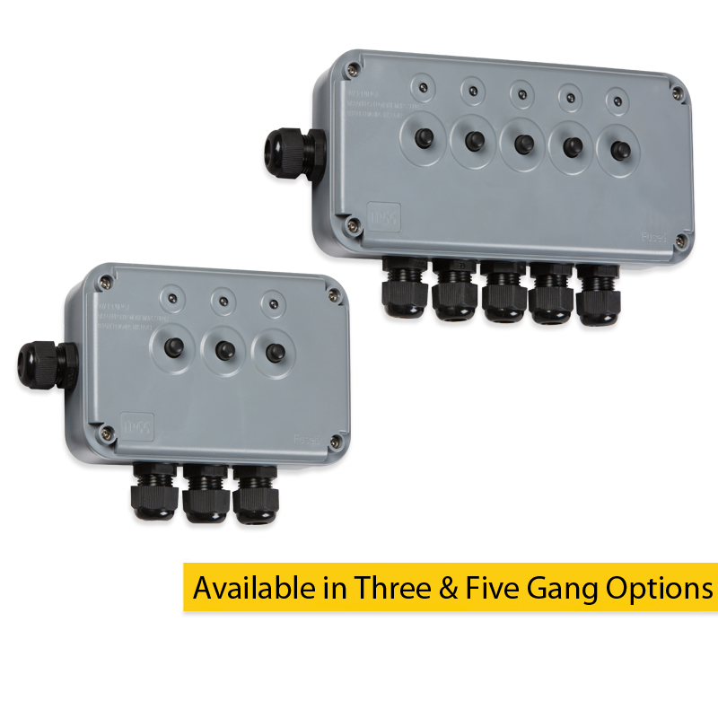 Weatherproof Ip66 Outdoor Lights Pumps Control Push Switch Box In Large Image