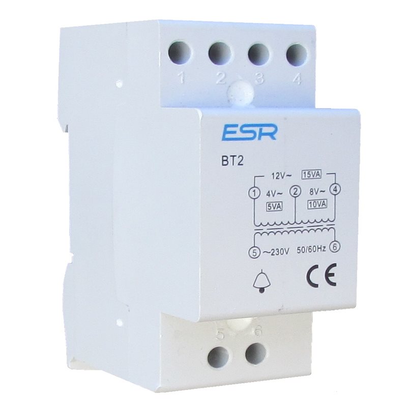 Bell Transformer Module For Domestic Consumer Unit Boards For 12V/8V