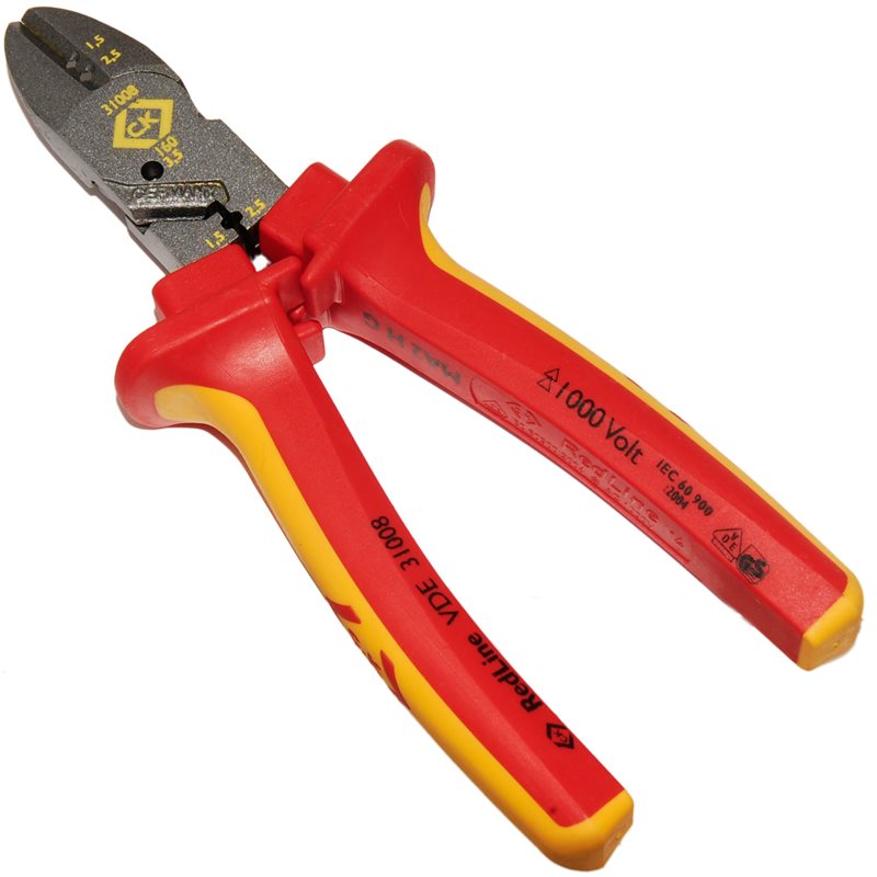 CK COMBICUTTER 3 160mm Redline VDE Side Wire/Cable Cutter/Strpper Plier