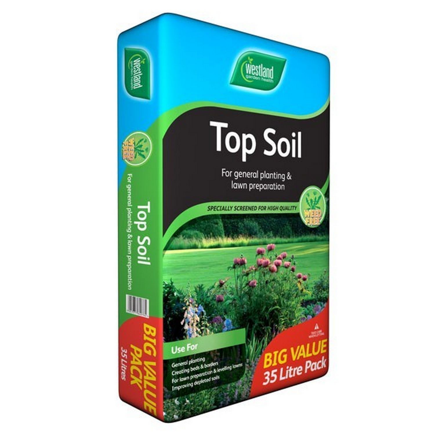 Westland 35L Top Soil Multi Purpose For Grass Seed Lawns Planting