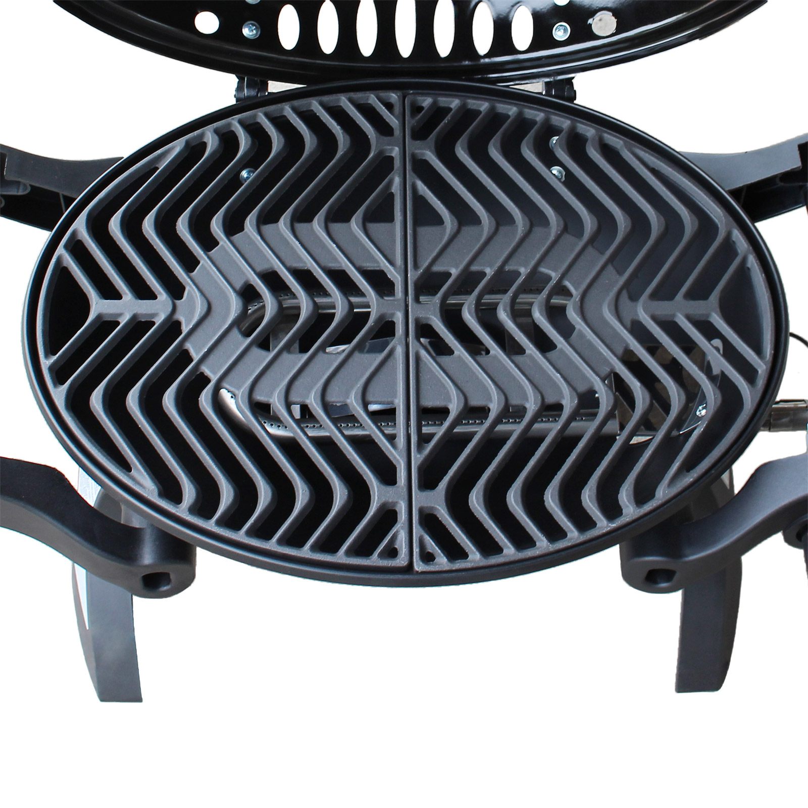 Royal Portable Table Top Gas BBQ With Cast Iron Grill Barbecue Plate eBay