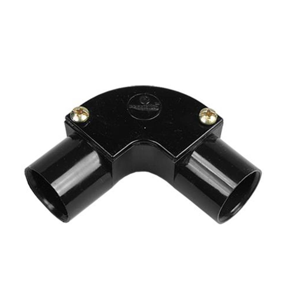 BUY 3 AND WE SEND 4 IF YOU WISH 1 X 25MM BLACK PLASTIC CONDUIT INSPECTION BEND