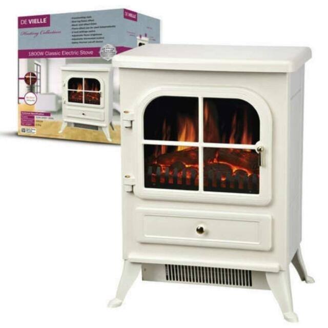 Devielle Clic Electric Stove Fire Freestanding Plug In Log Electric Stove Fire Freestanding Plug