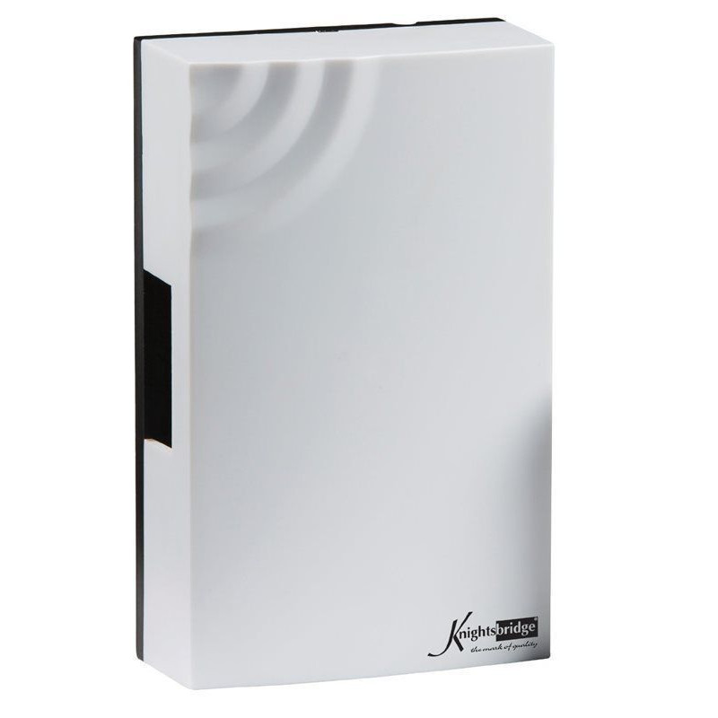 Knightsbridge blanc sans fil pir porte carillon cloche 100m portée sonnette