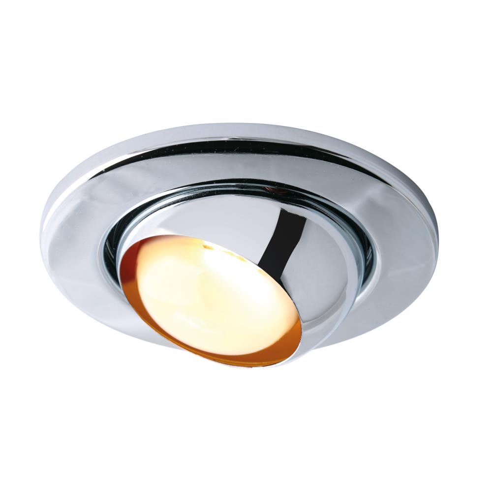R80 80W Eyeball Mains Downlight 240V IP20 Light Fitting in White