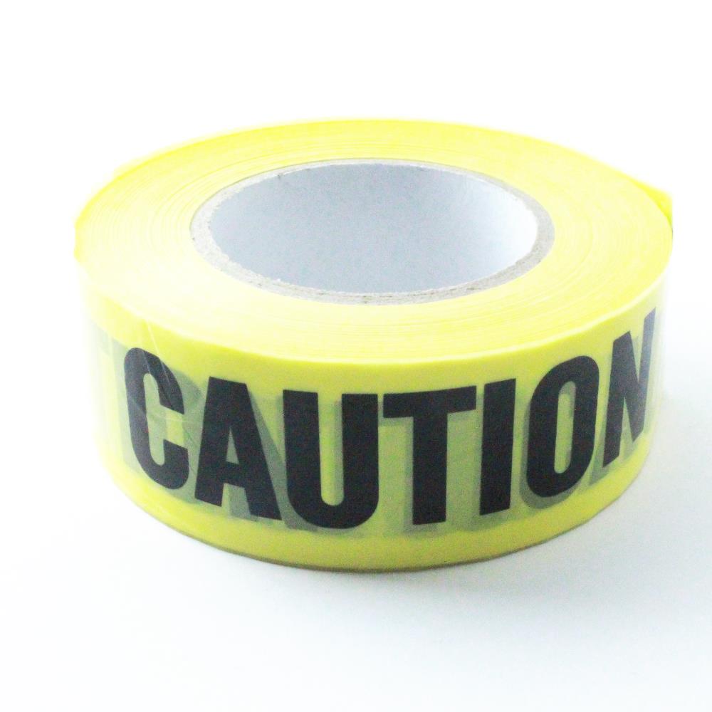 Yellow CAUTION Hazard Safety Warning Tape Roll, Construction