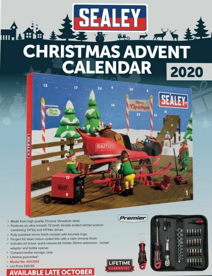 Christmas Advent Calendar for Trades, Engineers, Mechanics by Sealey