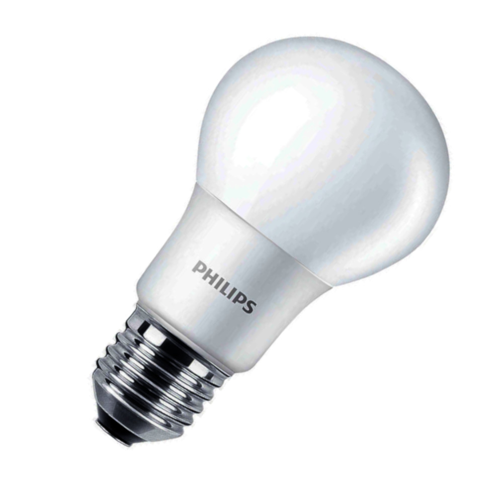 Philips 8W = 60W CorePro LED Frosted Bulb GLS A60 Shape ES/E27 Warm
