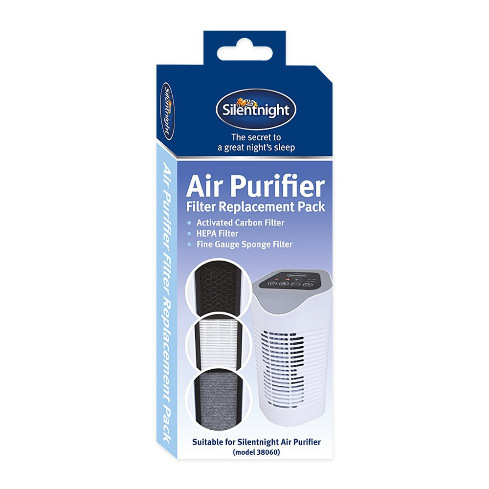 Silentnight 38063 Set of Replacement HEPA Carbon Filters For Air