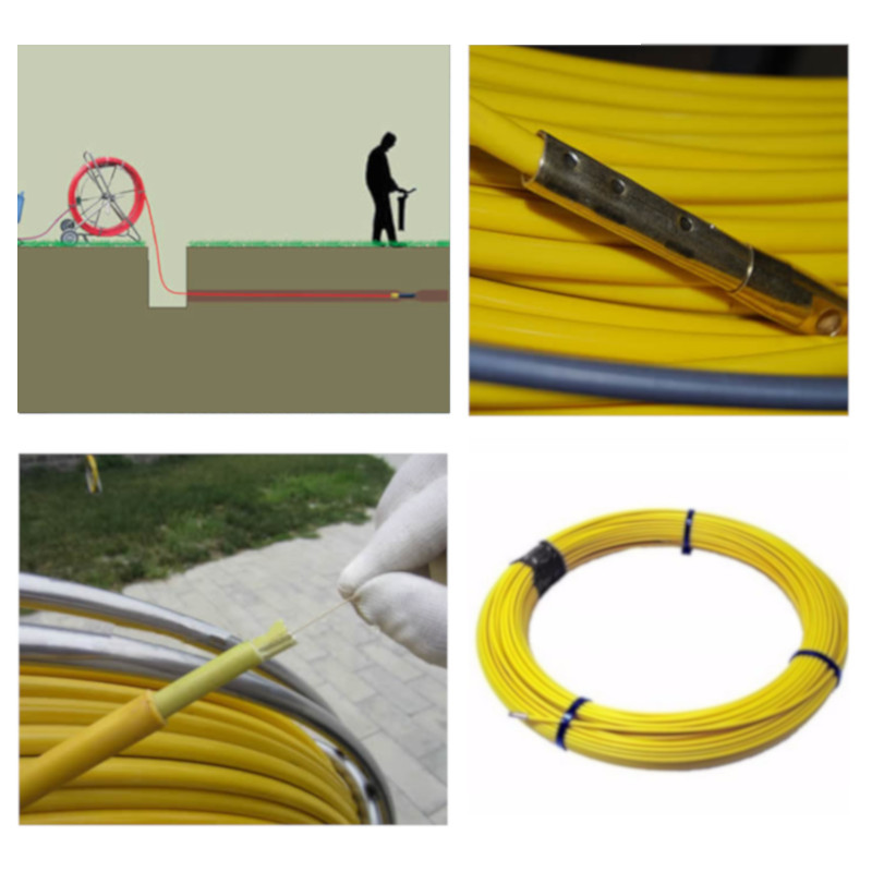 6mm Cobra Duct Rod 100m Long Conduit Cable Snake Reel Puller Flexible