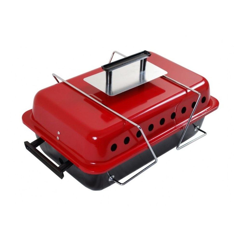 Crusader Table Top Gas Barbeque Grill Cooker With Lava Rock Picnic Caravan 717109720998 Ebay