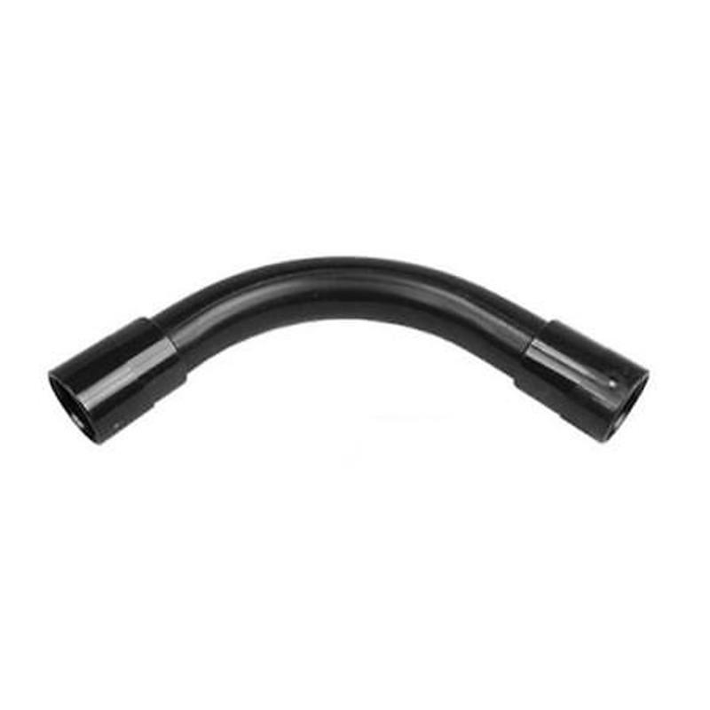 20mm Black PVC Slip Bend 90.0° Sweep for Electric Cable Wire Conduit