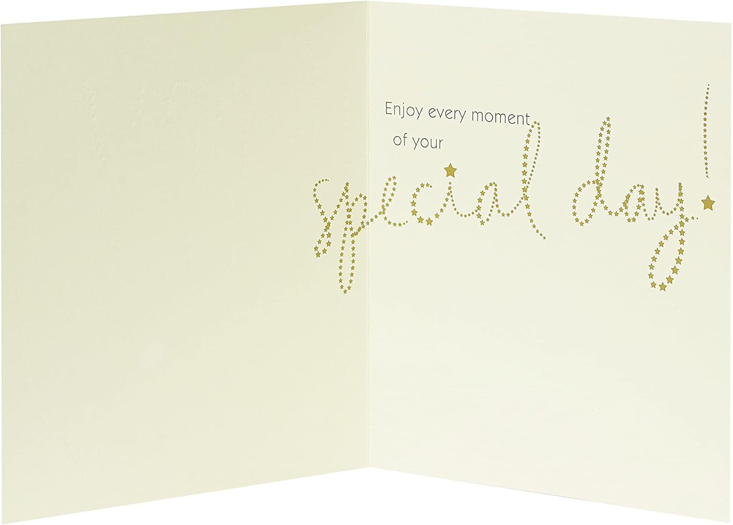 Golden Stars Happy Birthday To You Greeting Card