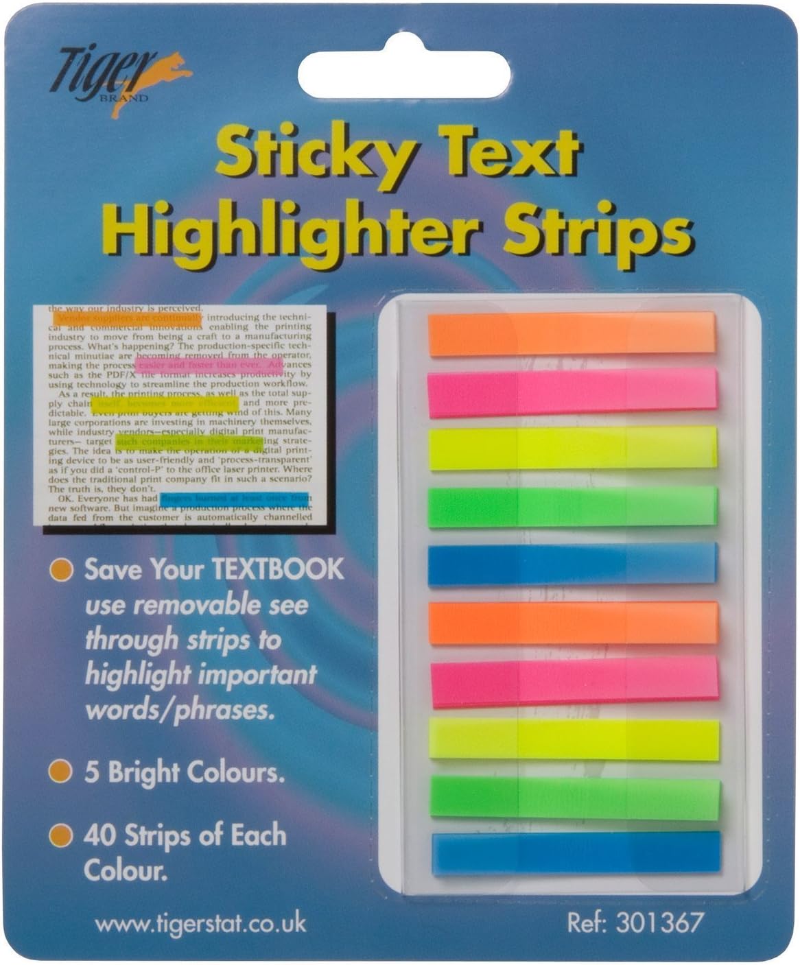 Sticky Text Highlighter Strips – Transparent Adhesive Strips for Highlighting Text