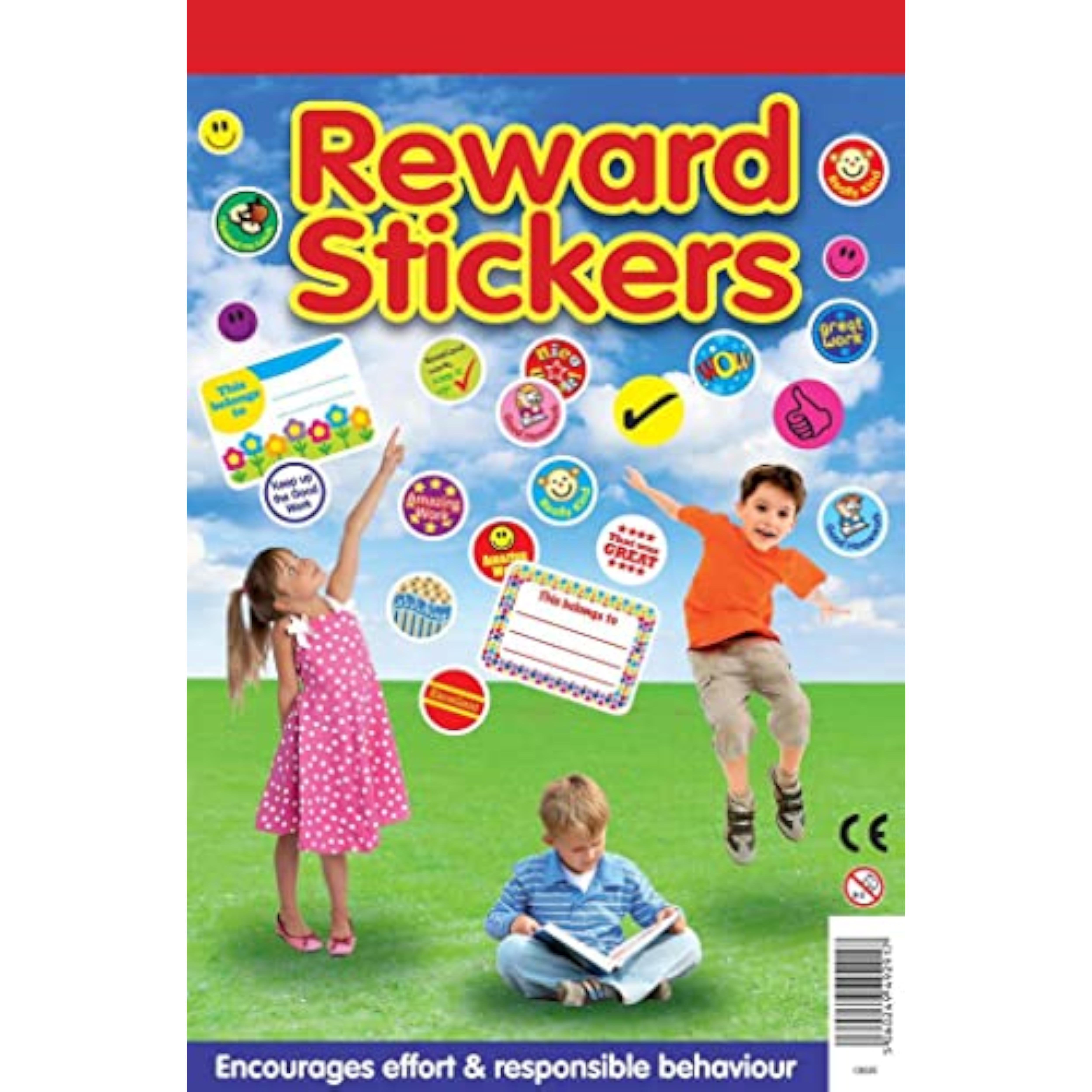 1000+ Children's Reward Stickers – Assorted Fun Designs for Motivation & Praise