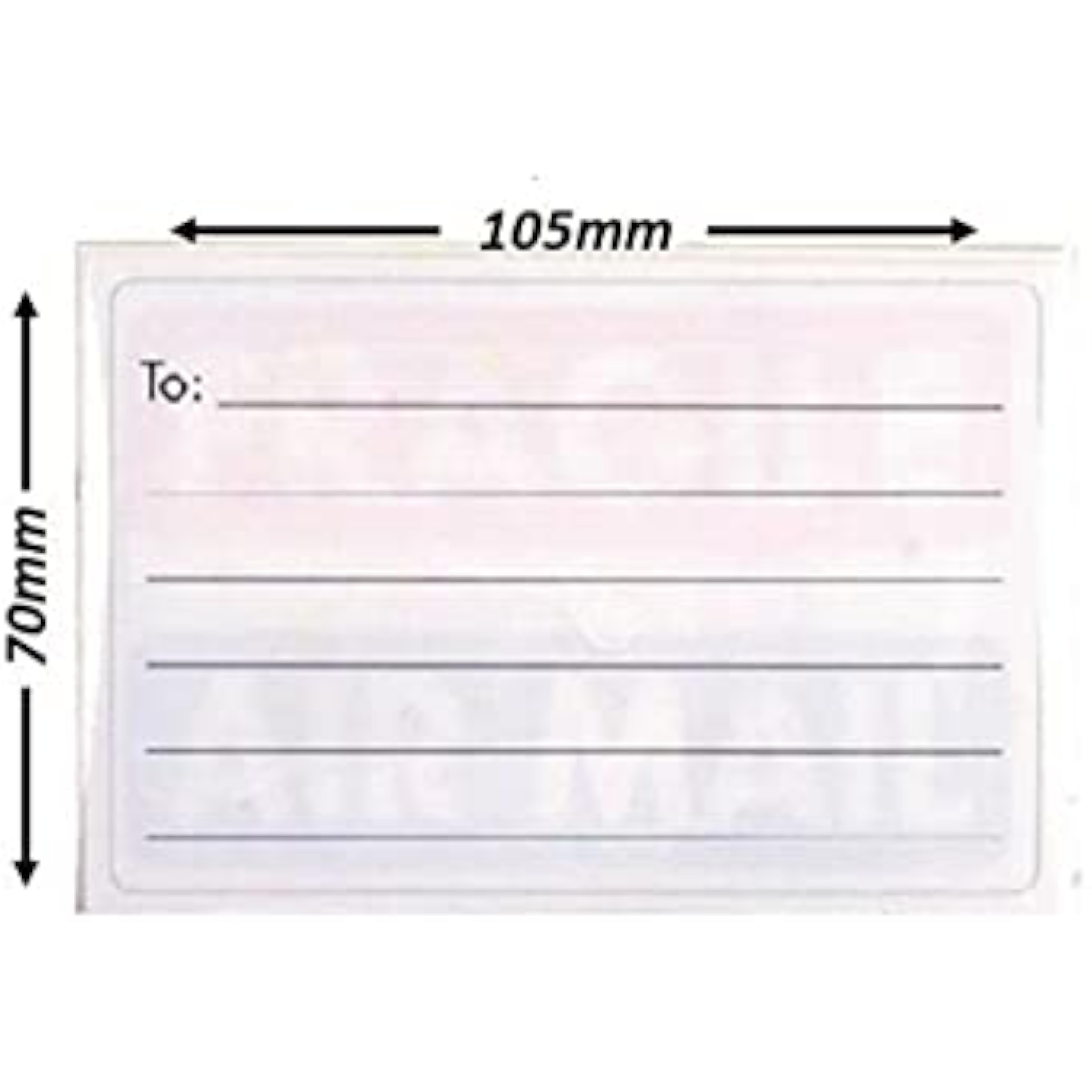 Self-Adhesive Parcel Labels – Pack of 12 Shipping & Mailing Stickers