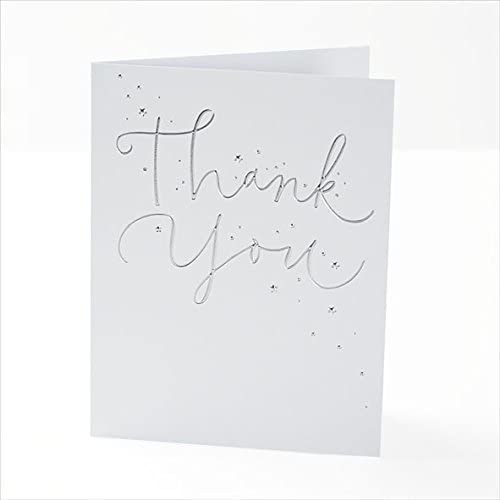 Foiled Finish Thank You 10 Cards Thank You Card (Pack of 3)