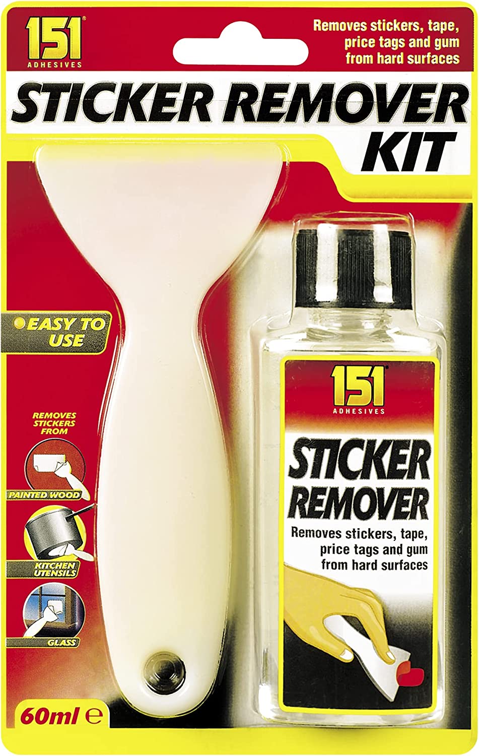 Sticker Remover Spray – Powerful Adhesive & Label Residue Cleaner for All Surfaces – Quick & Easy Sticker Removal