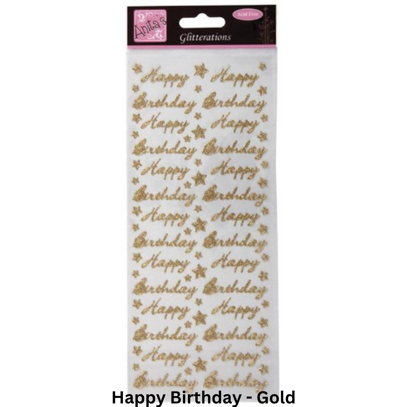 Anitas Glitterations Sticker - Assorted - Scrapbooking Card Making Crafting - Picture 18 of 23