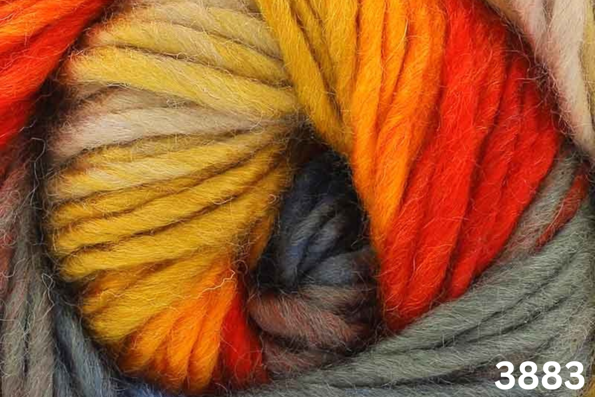 King Cole Riot Chunky Multi Coloured Knitting Yarn - 100g Acrylic Wool Blend - Picture 24 of 25