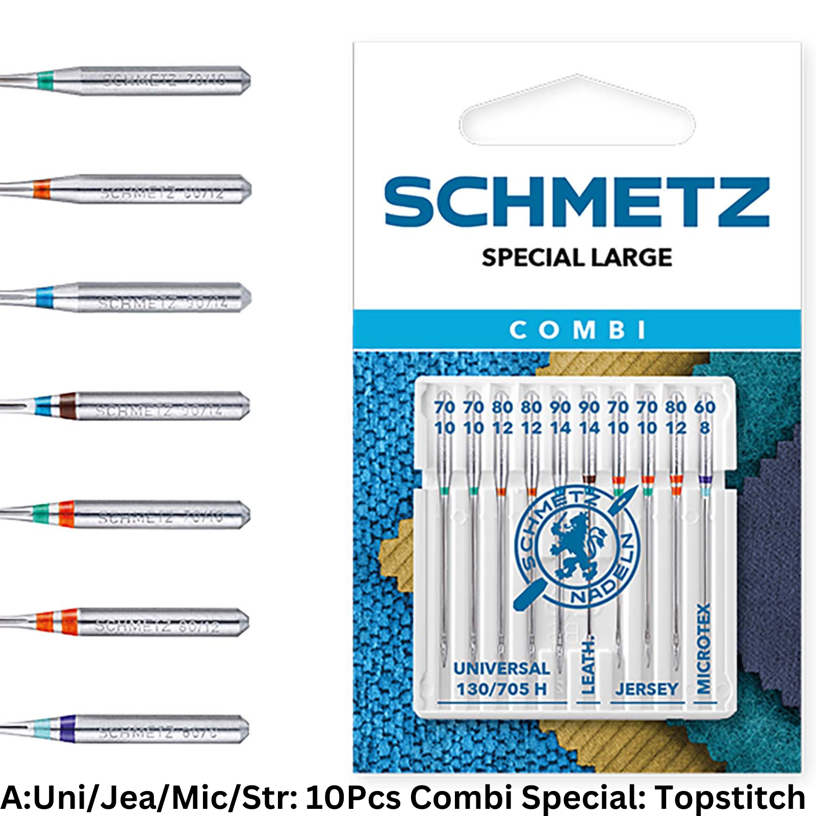Schmetz Sewing Machine Needles - Universal, Leather, Jersey, Quilting, Microtex - Picture 84 of 107