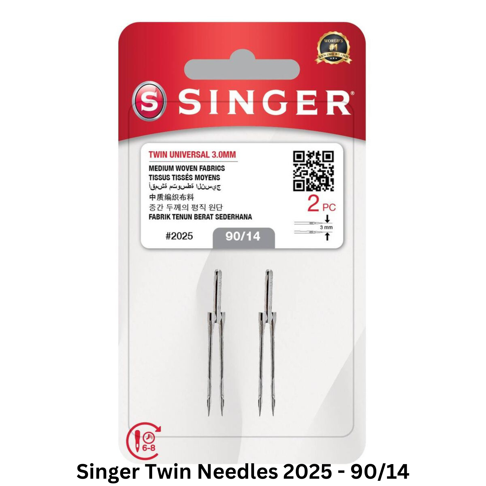 Singer Sewing Machine Needles - All Styles / Sizes - Domestic Standard Ballpoint