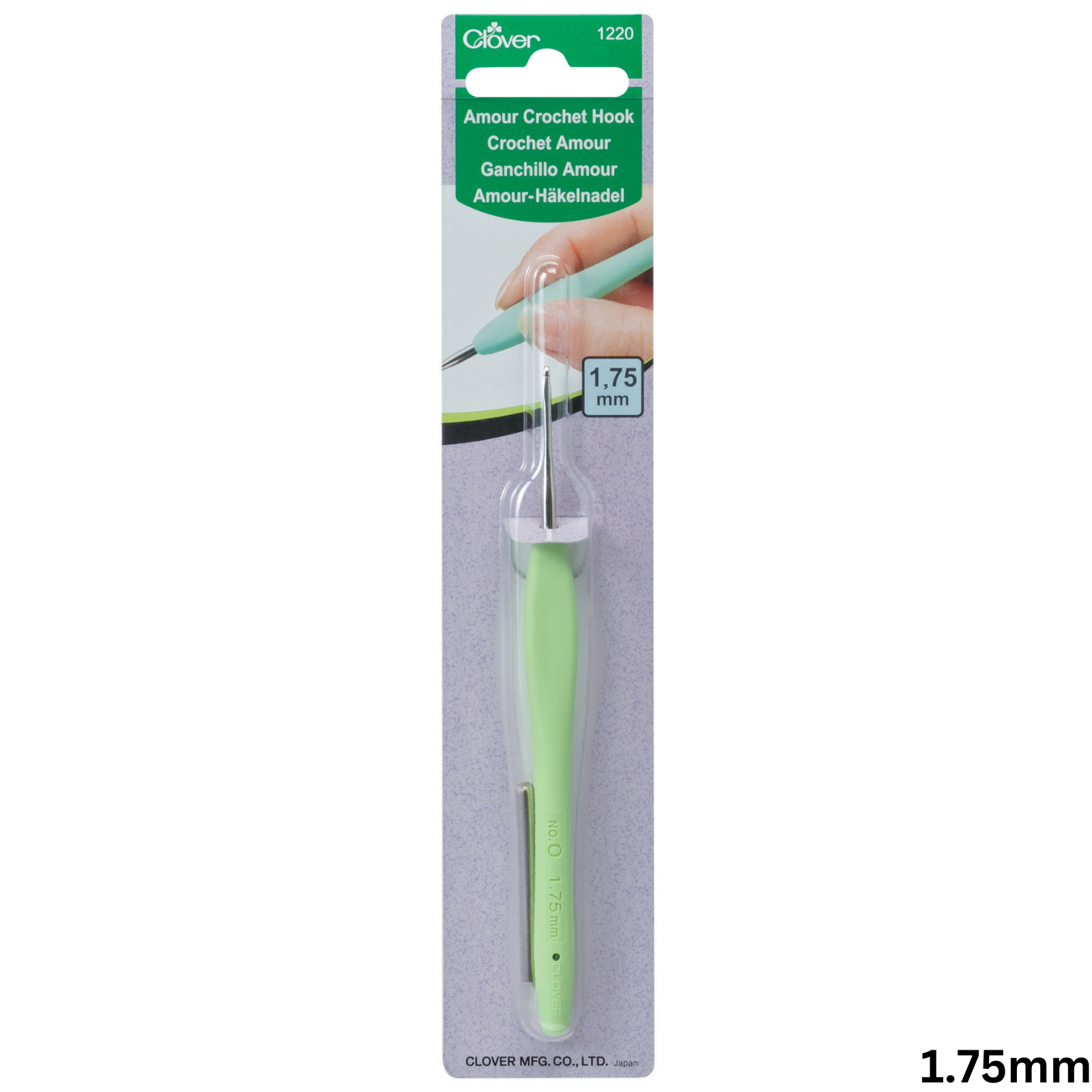 Clover Amour Soft Touch Crochet Hook Coloured All Sizes 0.6mm to 15mm Knitting - Picture 8 of 24