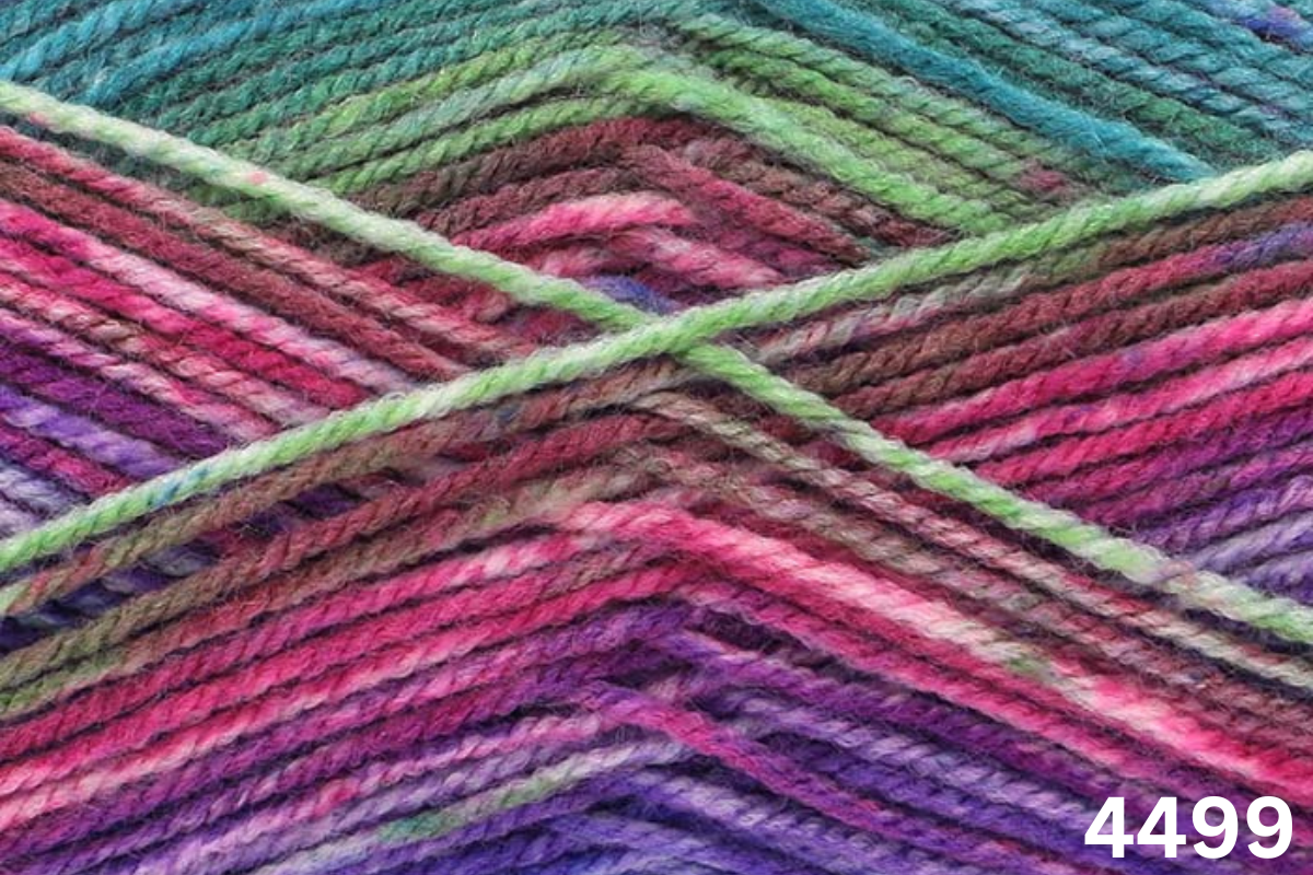 King Cole Bramble DK Double Knitting Self Striping Yarn 100g Acrylic Wool Ball - Picture 16 of 21