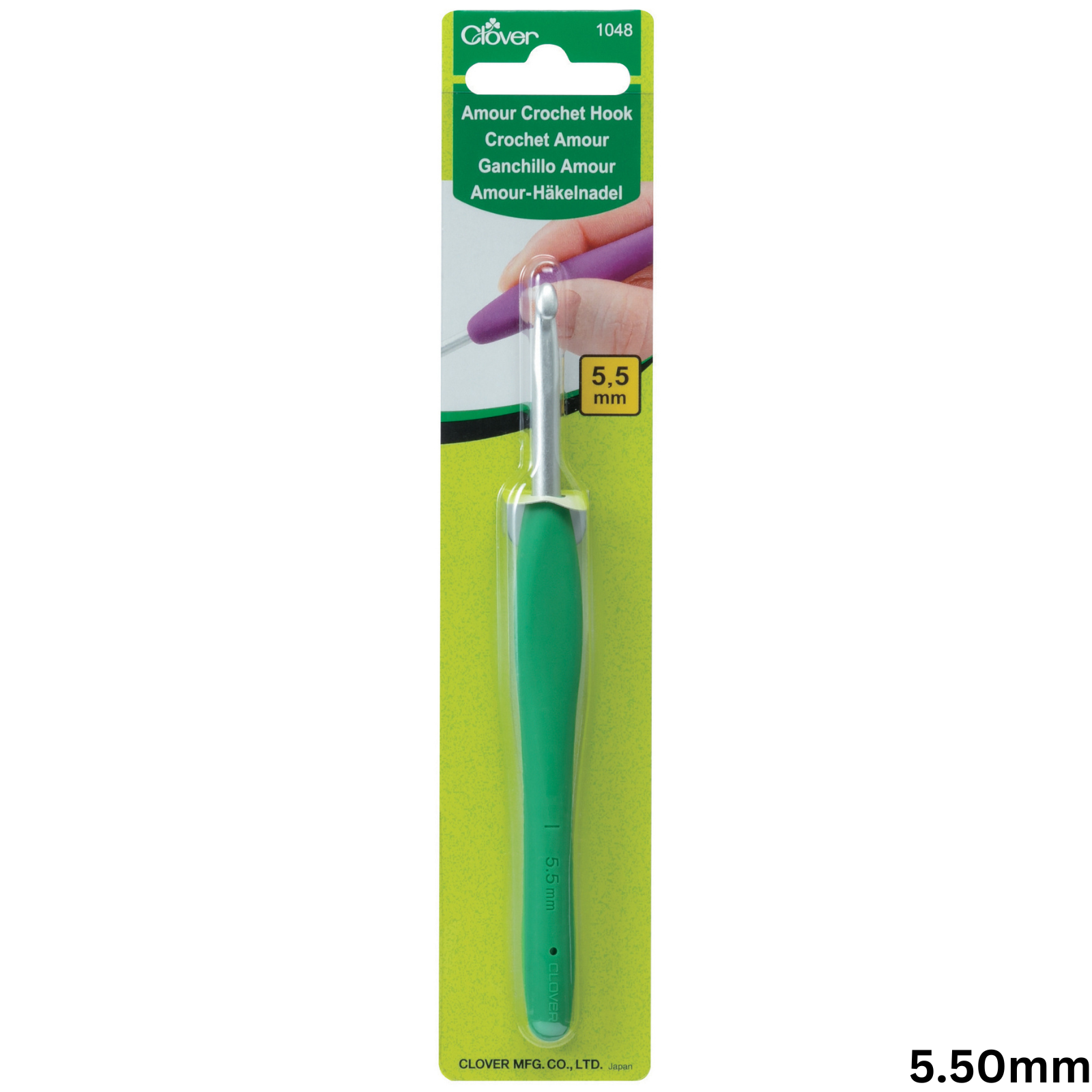 Clover Amour Soft Touch Crochet Hook Coloured All Sizes 0.6mm to 15mm Knitting - Picture 16 of 24